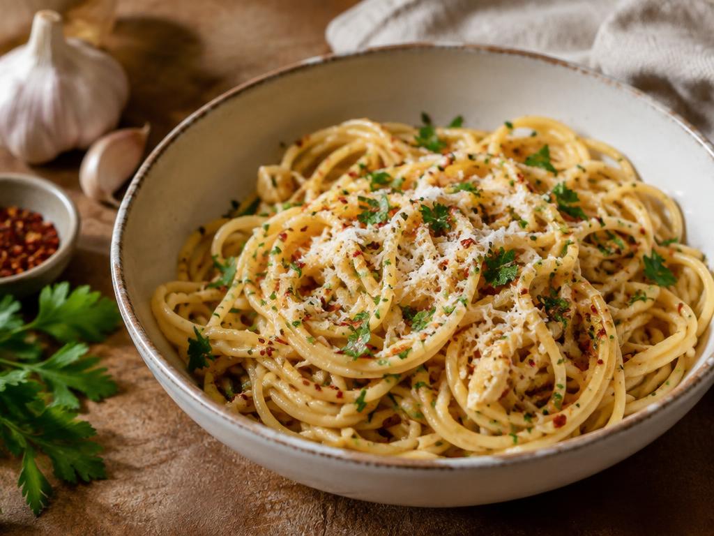 Spaghetti aglio e olio