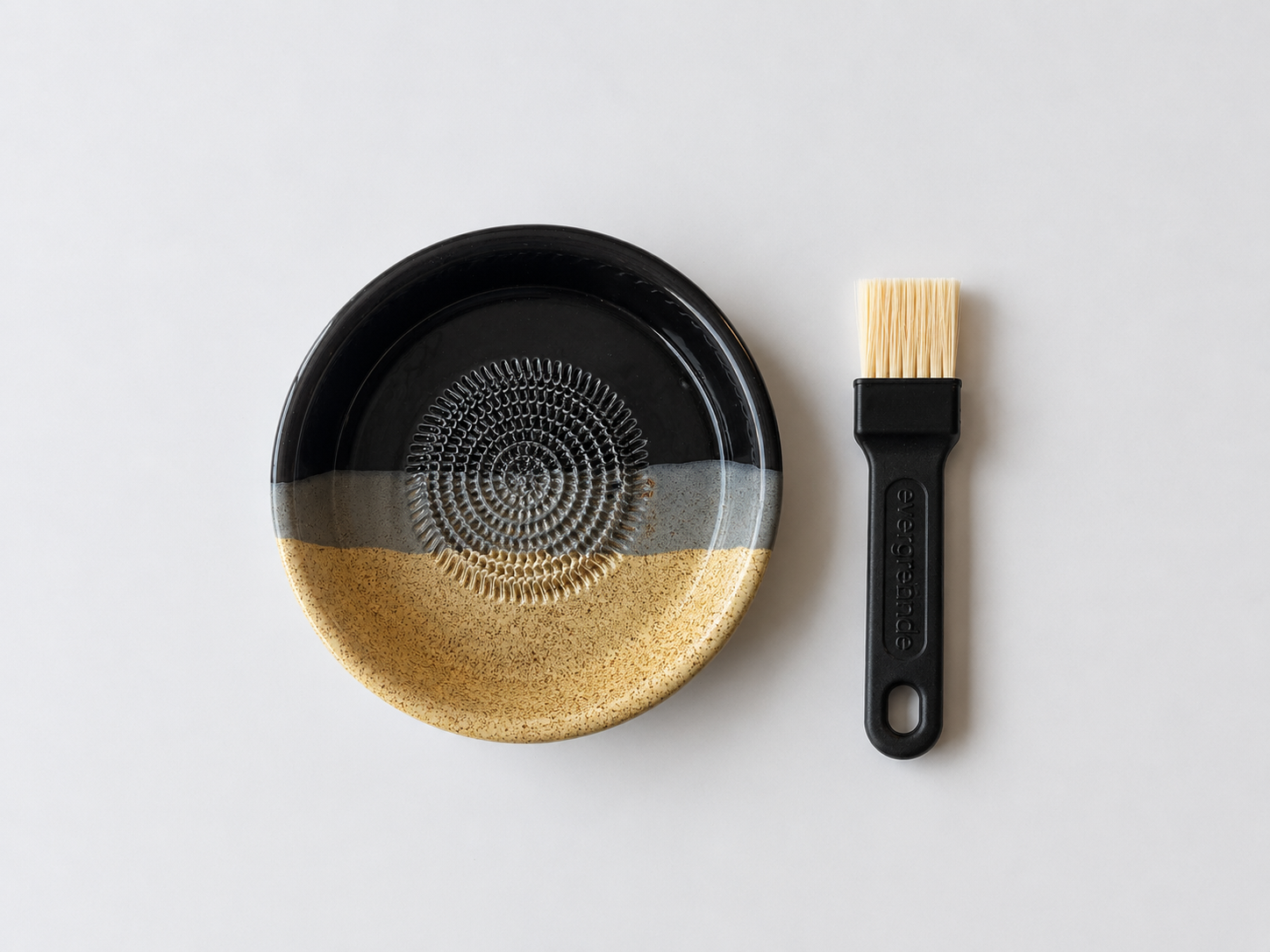 Tarka ceramiczna — Czerń & Piasek — tarka ceramiczna Evergrate