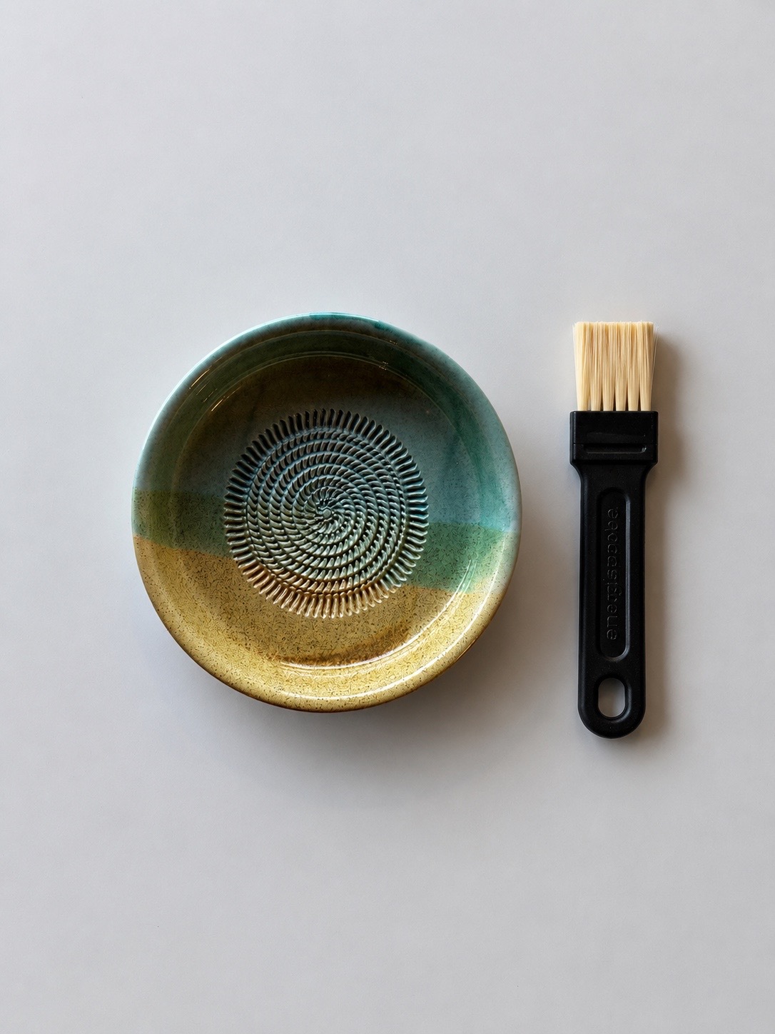 Tarka zieleń & ochra — tarka ceramiczna Evergrate