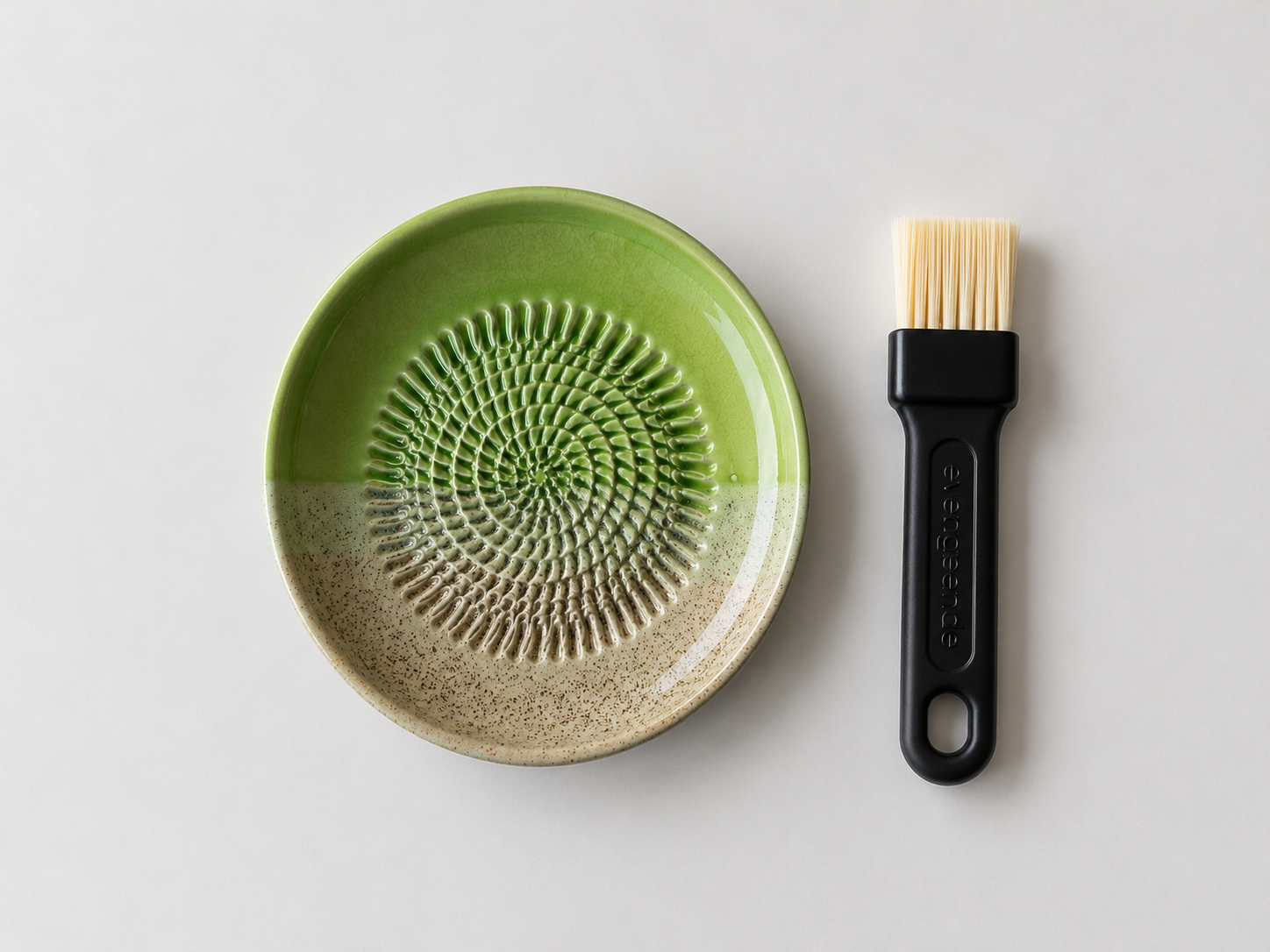 Tarka ceramiczna — Zieleń & Piasek — tarka ceramiczna Evergrate